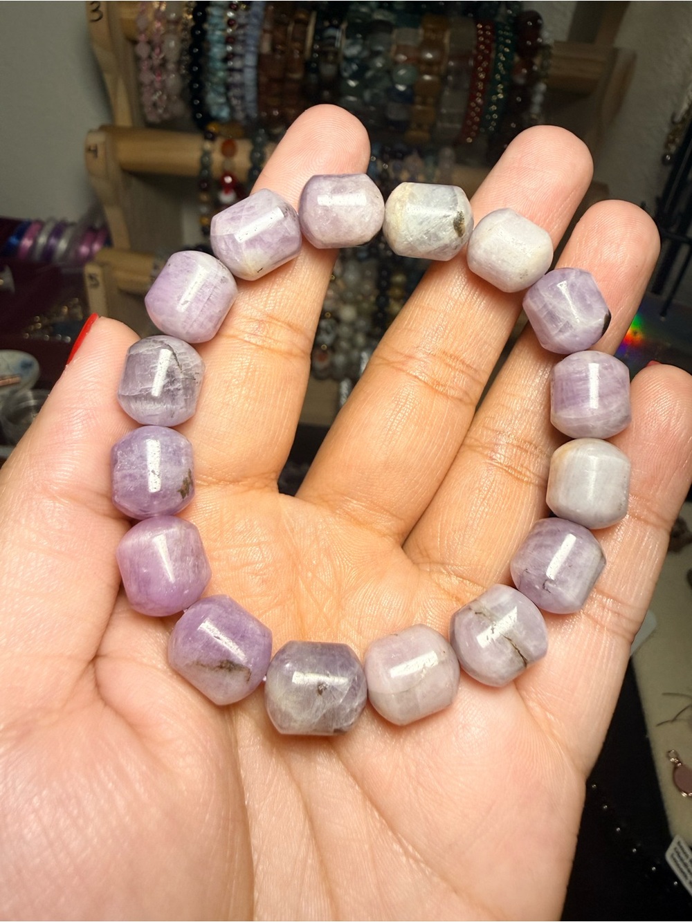 Kunzite Bracelet – Genuine Healing Crystal - Picture 4 of 4
